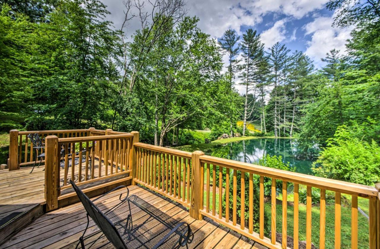Serene Todd Getaway With Private Pond And Creek Views! Dış mekan fotoğraf